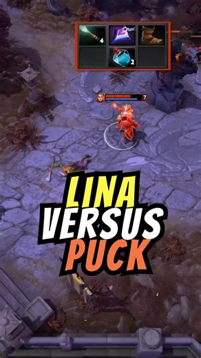 Lina versus Puck is absolute cinema - Dota 2 Gameplay #dota #dota2 #дота #дота2