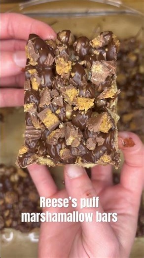 Reese’s puff marshmallow bars