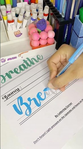 How to do calligraphy with normal pen, lettering ideas #calligraphy #handwriting #art #shorts #yt
