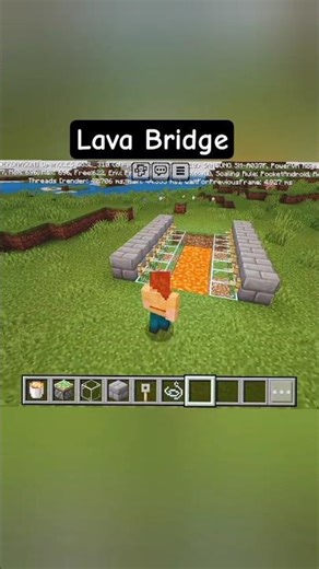 Minecraft Lava Bridge🔥