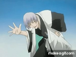 Ichimaru Gin - Bye Bye on Make a GIF