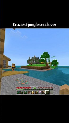 Minecraft crazy jungle seed moments
