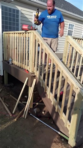 12x24 deck comp deck, 2x8 joist, 2x10 double band, #deck #workout