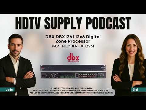 DBX DBX1261 12x6 Digital Zone Processor