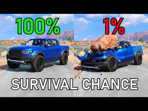 Best of Realistic Survival Chance Crashes #23 | BeamNG.drive