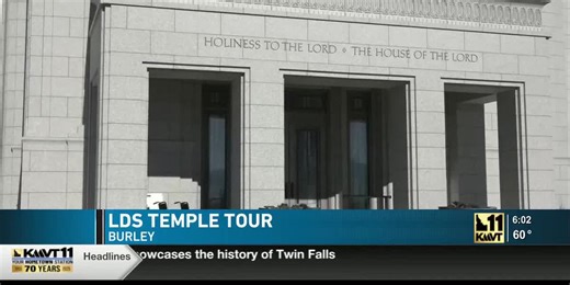 Burley Idaho Temple opens for tours