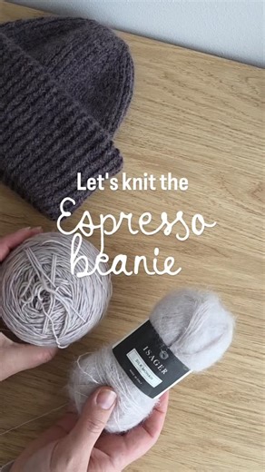 Sari Nordlund on Instagram: "This little tutorial walks through all the techniques used in the pattern. No surprises, no complicated steps. Just good basics done well. 😘 The Espresso Beanie is worked top down, in either regular 1x1 rib or twisted rib, with two brim options depending on how much warmth (and drama) you want. It’s one of those patterns that looks simple, but gives you a lot of room to make it your own through yarn choice, rib style, and brim length. If you’ve knit ribbed hats befo