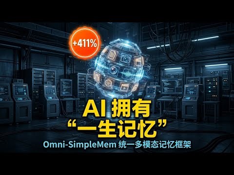 让AI拥有过目不忘的“一生记忆”：Omni-SimpleMem实现复杂对话准确率411%飞跃
