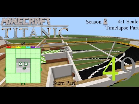 Minecraft Titanic 4:1 Scale Timelapse Part Fourty-Nine (S2 E12)