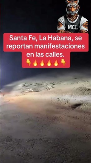 Las imágenes reflejan la tensión y el clima que se vive en la isla