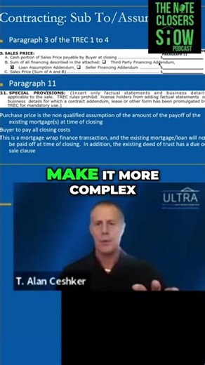 TREC 1-4: Simple Contract Addendum Explained for Real Estate #shorts