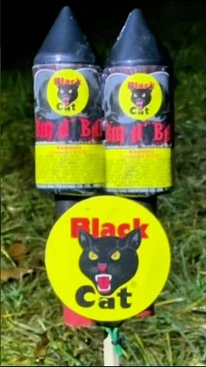 Fireworks / Black Cat Big N Bad (Rocket) Experiment Pyrotechnics Rockets Launch #fireworks #shorts