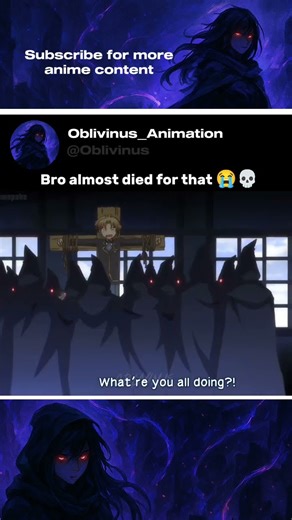 Bro almost died for that 😭💀 || Anime Title: Baka and Test