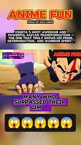 💥Amazing SSJ 4 transformation💥🔥 | Anime Fun