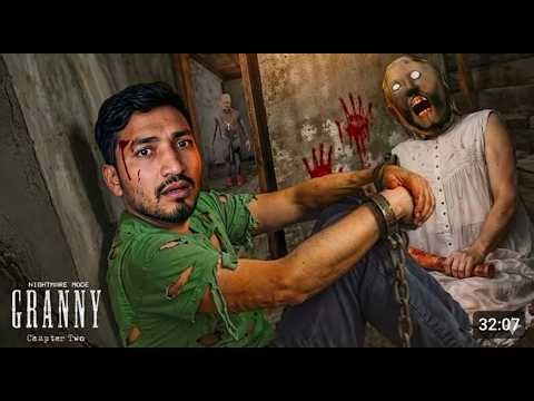 Granny live Granny is chasing me! 😱 Extreme Mode Escape?" ya💢"Can we escape the Granny house today?