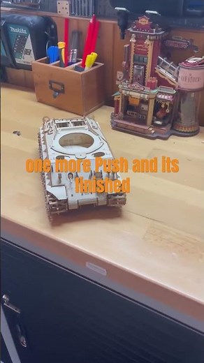 Building a Wooden Sherman Tank Model – Part 3 | World of Tanks Workshop Build #scalemodel #hobby