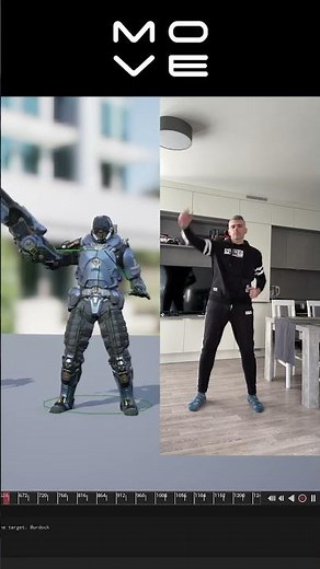 Testing Move.AI's MoveOne beta single camera Motion Capture! #shorts #mocap #animation