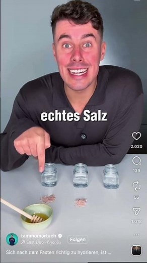 Echtes Salz und echtes Wasser?