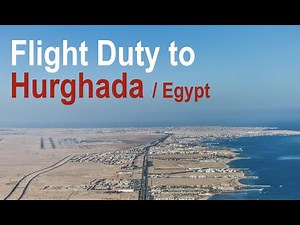 Hurghada Intl.Airport (HRG, HEGN) with Captain Max View 👉 Flight Duty to 🛫 Egypt [4K]