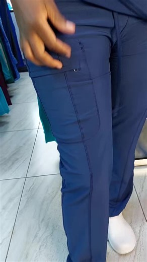 Colorful Infinity Drawstring Scrubs for Healthcare Workers