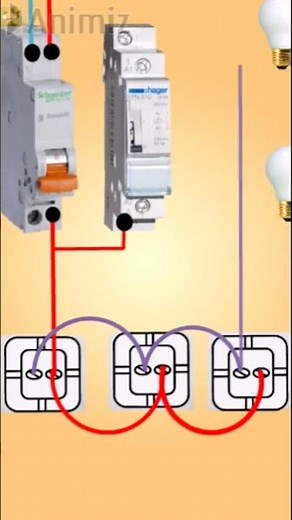 Branchement Télérupteur Unipolaire