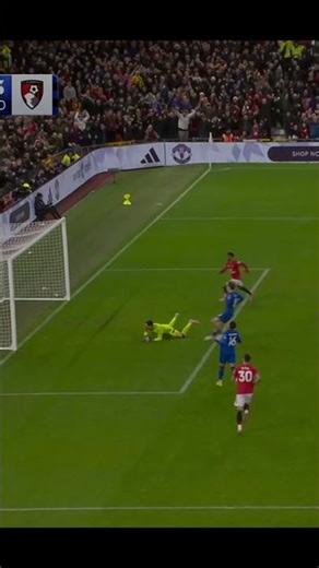 Matheus Cunha Goal for Man United vs Bournemouth 🤯 #shorts.
