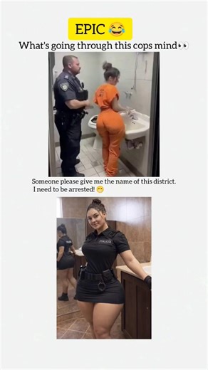 “Crush on police, Ended in cuffs 😂.” #funny​ #memes​ #police​ #crush​ #viral​ #shorts​ #usa​ #arrest