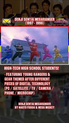 Super Sentai #21: Denji Sentai Megaranger (1997) | When High School Meets High Tech