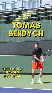 Berdych's backhand is a perfect example of textbook technique. Why? Watch this video to find out!💥 Follow for more tips and tricks #berdych #backhand #backhandanalysis | Online Tennis Instruction