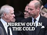 Andrew shares joke with Fergie after Duchess of Kent's funeral