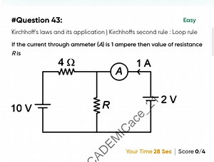 \#Question 43:EasyKirchhoff's laws and its application | Kirc... | Filo