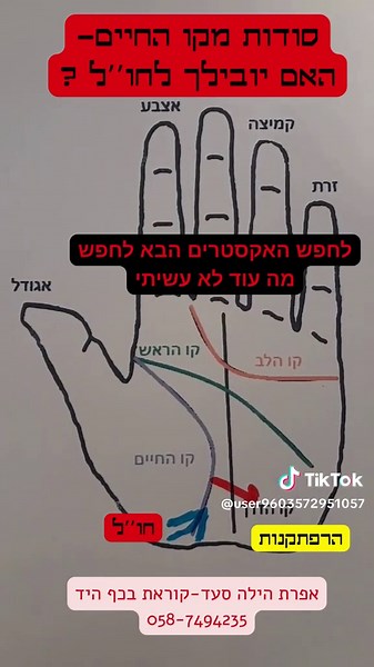 קו החיים: גילוי עצמי דרך קריאה בכף היד