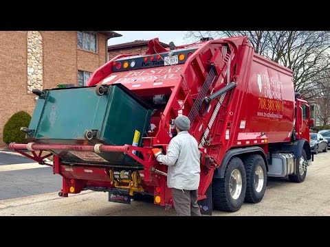 Brand New Tri-State Mack MRU Pac-Tech Rear Loader Garbage Truck on Commercial