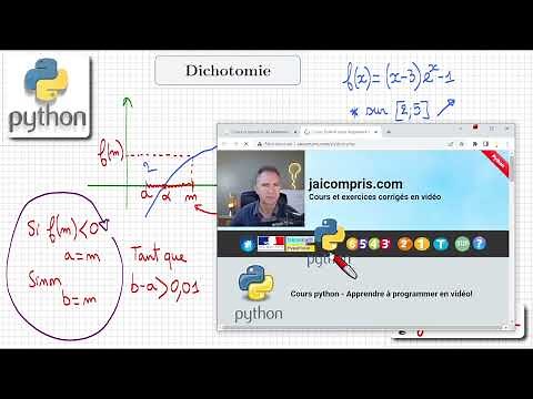 Python • Comprendre la dichotomie en 9 min • bac 2023 spécialité mathématiques