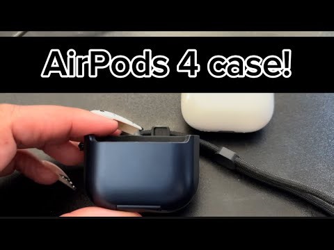 AirPods 4 Case Review | Secure Lock, Magnetic Design & Phone Holder 💙🎧