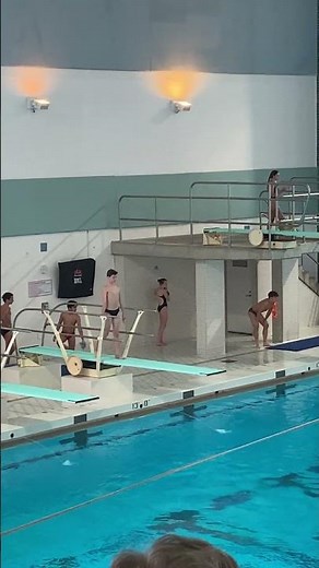 Boys Junior Olympics 302C Reverse Somersault 1 Meter Springboard Diving Region 5 Holland, MI Dive