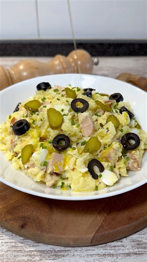 Ensalada de patata estilo alemán 🥗🥔 con ‪@DiaEsp‬ #recetas #youtubeshorts