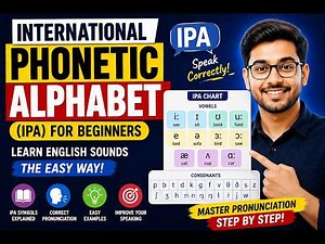 International Phonetic Alphabet (IPA) for Beginners | Phonetics Step by Step Guide | Class - 2