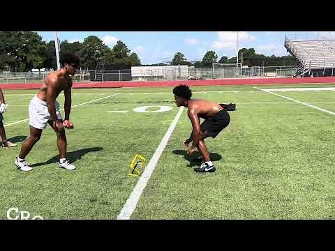 FOOTBALL DRILLS: DB Man to Man Technique