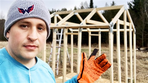 Build a shed quickly using 2x4 Basics timelapse