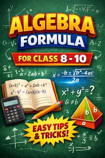 Algebra Made Easy 🚀 | Important Formulas Shortcut #maths #viral #shorts #trending #ytshorts
