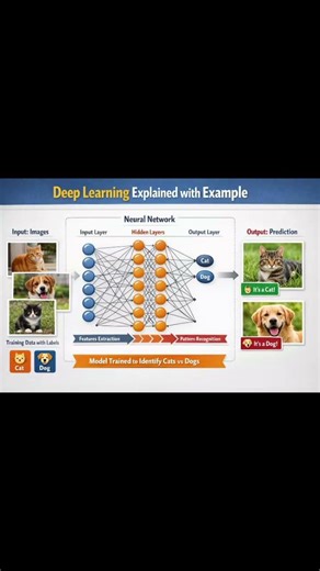 Deep learning explains with example #python #codeflow #programminglanguage #codeprep #coding