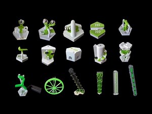 The Gravitrax Launch Challenge – Which element throws marbles the farthest?