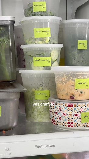 Chef's Fridge Tour: Deli Cups & Tape Labels