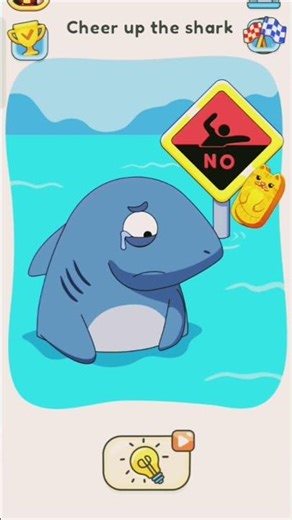 Cheer up the Shark 🦈 dop 5 (delete one part) dop 5 level 381 #short dop 5