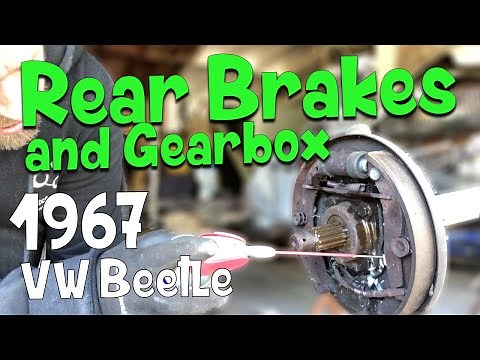 Stripping out the rear brakes and gearbox on 1967 VW Beetle