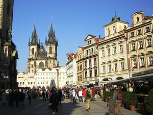 Old Town Square in Prague, Czech Republic