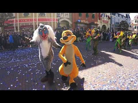 Disneyland Paris Anniversary Parade | Rare Disney Characters Cavalcade