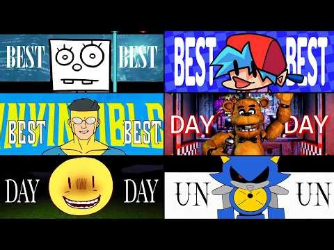 BEST DAY EVER FNF All Versions part 2