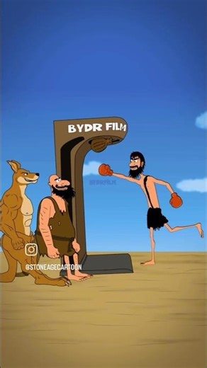 Caveman Adventures 🪨 | Funny 2D Animation with Animal & Teammates